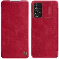 odiniai telefonu deklai - Nillkin "Qin Book PRO Case Galaxy A73 5G" Red - 2 nuotrauka