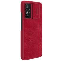 odiniai telefonu deklai - Nillkin "Qin Book PRO Case Galaxy A73 5G" Red - 9 nuotrauka