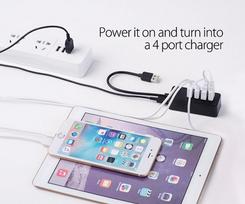 ORICO 4 prievadų USB 2.0 W5P-U2-030
