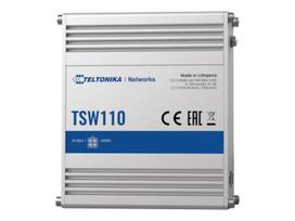 din sakotuvas - Teltonika TSW110 Switch 5xGigabit Ethernet PoE Passive - 6 nuotrauka