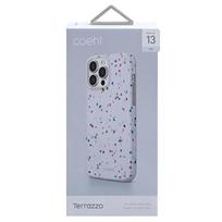 apple iphone 13 pink - UNIQ "Coehl Terrazzo Case iPhone 13" Blush Pink - 2 nuotrauka