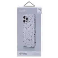 apple iphone 13 pink - UNIQ "Coehl Terrazzo Case iPhone 13" Blush Pink - 3 nuotrauka