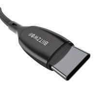 usb 100w laidas - BlitzWolf BW-TC23 USB-C to USB-C cable with display, 100W, 0.9m - 3 nuotrauka