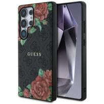 Guess "Leather 4G Flowers Classic Logo MagSafe Galaxy S25 Ultra" Black