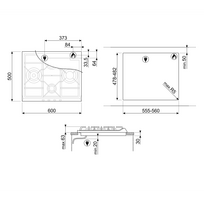 imontuojamas smeg - SMEG SR264XGH2 - 2 nuotrauka