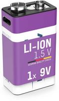 baterija 9v - Ansmann 1604 9V 400mAh Rechargeable Battery - 1 nuotrauka