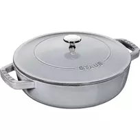 Staub Ketaus troškintuvas su dangčiu, 24 cm, grafitas (Graphite)