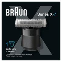 braun barzdaskutys galvutes - Braun XT20 Series X Pakaitinė Skutimosi Galvutė Juoda (Black) - 3 nuotrauka