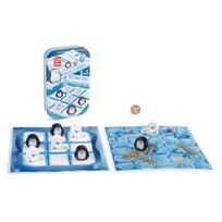stalo zaidimas taco - Stalo žaidimas Hape Tic Tac Toe/ Snakes & Ladders 2in1 E0478A - 1 nuotrauka