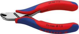 Elektronikos galinių dalių pjovimo žnyplės elektromechanikai Knipex 64 52 115, 115 mm
