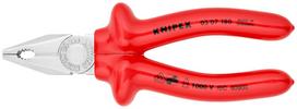 Replės kombinuotosios/izoliuotosios Knipex 03 07 180, 12 mm, 180 mm
