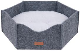 Gyvūno guolis Amiplay Hygge, pilkas, 54x47x17 cm