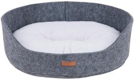 Gyvūno guolis Amiplay Hygge, pilkas, 47x39x17 cm
