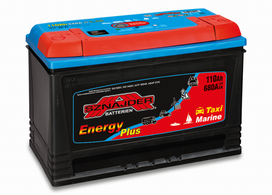 680 a - Akumuliatorius SZNAJDER Energy Plus Marine, 12 V, 110 Ah, 680 A - 2 nuotrauka