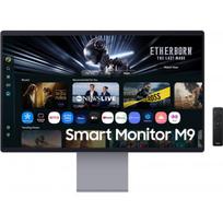 4k monitorius - Samsung Smart M9 LS32FM900SUXDU 32", OLED, 4K, 165Hz, 0.03ms, Sidabrinė (Gray) - 1 nuotrauka