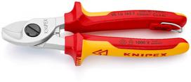 kabeliu kirpimo zirkles knipex - KNIPEX 95 16 165 T Kabelių kirpimo žirklės Juoda, Geltona - 1 nuotrauka