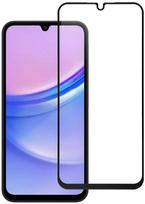 Tempered Glass Blue Star - SAMSUNG A15 5G Full Face (full glue with frame/small size) - black Tempered Glass Blue Star