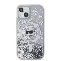 iphone 13 telefono deklas karl lagerfeld - Karl Lagerfeld "Liquid Glitter Choupette Head Magsafe iPhone 15 / 14 / 13" Transparen - 3 nuotrauka