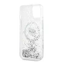iphone 13 telefono deklas karl lagerfeld - Karl Lagerfeld "Liquid Glitter Choupette Head Magsafe iPhone 15 / 14 / 13" Transparen - 7 nuotrauka