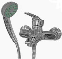 Vonios maišytuvas su dušo komplektu Baltic Aqua Flora F-4/40K, chromo