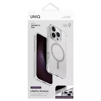 apple iphone 3 telefonas - UNIQ "LifePro Xtreme Case Magclick iPhone 16 Pro" Tinsel Lucent - 4 nuotrauka