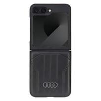 z flip6 - Audi "Synthetic Leather MagSafe Galaxy Z Flip 6" Black - 1 nuotrauka