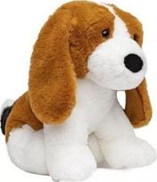 Pliušinis žaislas Molli Toys Beagle 468451, rudas/baltas, 30 cm