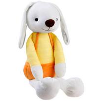 Pliušinis žaislas Rabbit ZA4400, baltas/geltonas, 60 cm