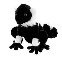 Pliušinis žaislas lemūras Wild Planet All About Nature, baltas/juodas, 20 cm