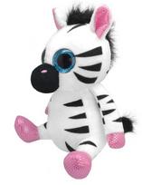 Pliušinis žaislas Wild Planet Zebra 53453, baltas/juodas, 15 cm