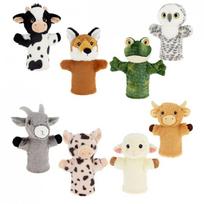 rankis - Pliušinis žaislas, rankinė lėlė gyvūnai Keel Toys Farm, įvairių spalvų, 27 cm, 8 vnt. - 1 nuotrauka