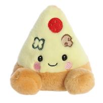 zaislai peppa pig - Pliušinis žaislas Palm Pals Peppa Pizza Slice, rudas, 12 cm - 1 nuotrauka