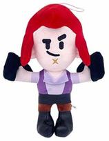 Pliušinis žaislas HappyJoe Brawl Stars, juodas/raudonas/violetinis, 28 cm