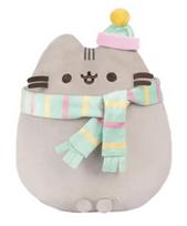 Pliušinis žaislas katė Daffi Pusheen Cozy Winter, smėlio, 23 cm