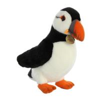 Pliušinis žaislas pingvinas Aurora Miyoni, baltas/juodas, 25 cm