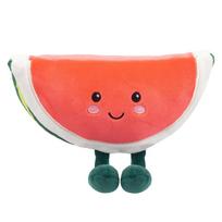 Pliušinis žaislas PMS Softlings Watermelon Food, raudonas/žalias, 16 cm