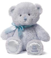 Pliušinis žaislas Gund My First Teddy 60486288, mėlynas, 45 cm