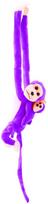Pliušinis žaislas beždžionė Lean Toys 16839, violetinis, 90 cm