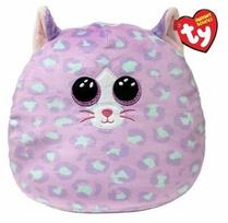 Pliušinis žaislas katė Meteor TY Squishy, rožinis/šviesiai mėlynas, 22 cm
