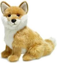 Pliušinis žaislas WWF Red Fox ARTA0115, rudas/baltas, 23 cm