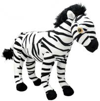 Pliušinis žaislas Wild Planet Zebra, baltas/juodas, 30 cm