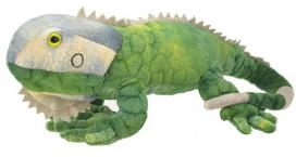 Pliušinis žaislas Wild Planet Iguana 51901, žalias, 10 cm