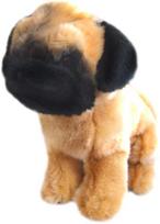 Pliušinis žaislas Beppe Pugs, rudas, 20 cm