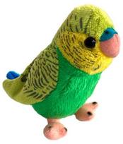 Pliušinis žaislas Beppe Zoo Parrot, geltonas/žalias, 13 cm