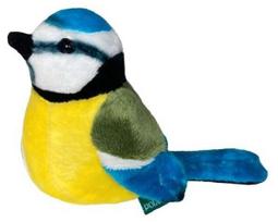 Pliušinis žaislas Beppe Blue Bird, mėlynas/geltonas, 13 cm