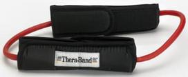 Thera-band apvali elastinė juosta su laikikliais, raudona