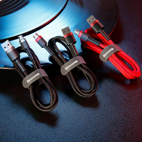 micro usb baseus - Baseus CAMKLF-C09 Red - 3 nuotrauka