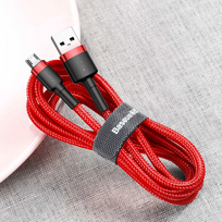 micro usb baseus - Baseus CAMKLF-C09 Red - 4 nuotrauka