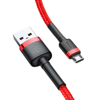micro usb baseus - Baseus CAMKLF-C09 Red - 8 nuotrauka