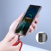 baseus usb c 3.2 - Baseus CATKLF-G09 Red - 3 nuotrauka